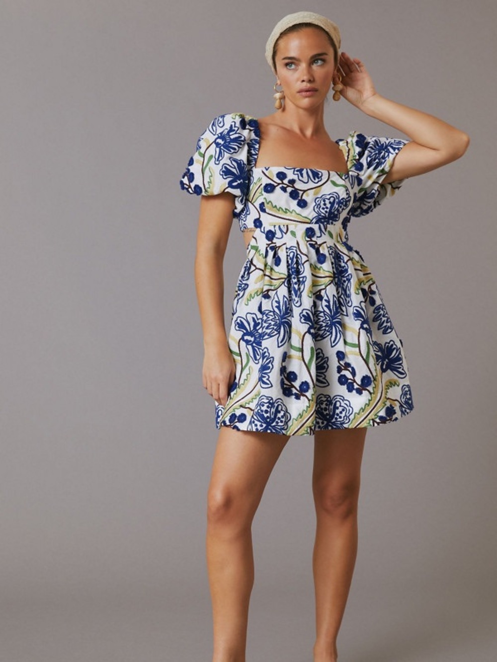 Anthropologie Puff Sleeve Dress